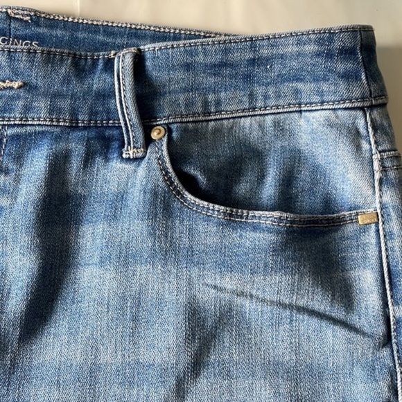 Chico's Denim Blue Jeans Jeggings Size 10R/1.5R GUC #4443 - Picture 2 of 5